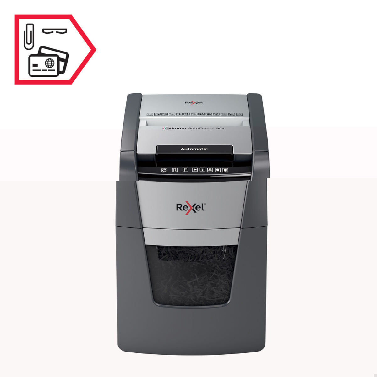 Afbeeldingen van Paper Shredder Rexel Optimum AutoFeed 90X