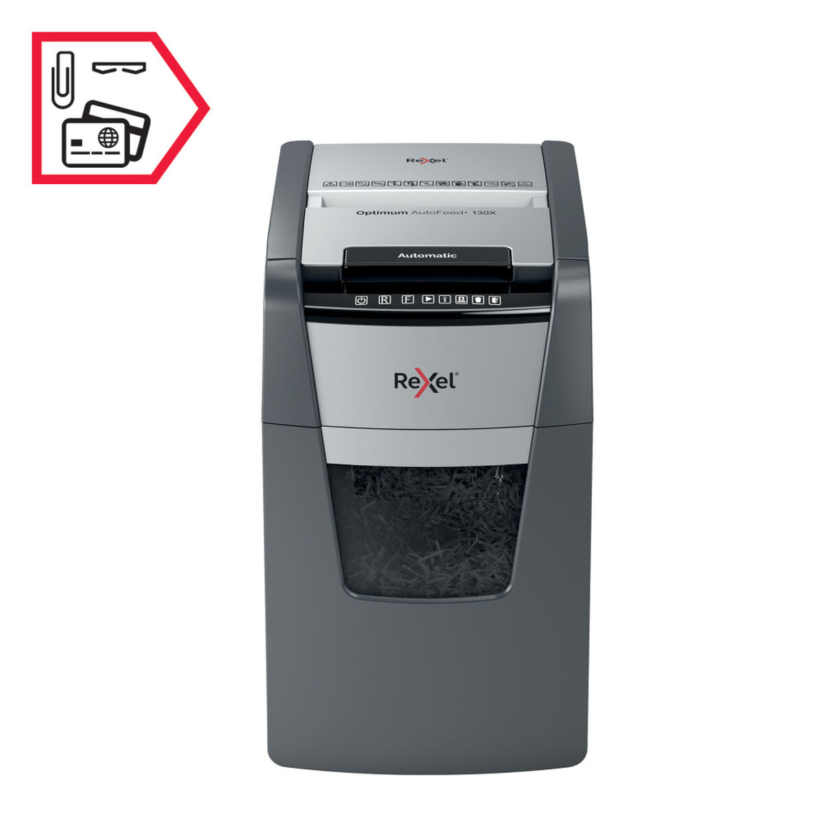 Afbeeldingen van Paper Shredder Rexel Optimum AutoFeed 130X