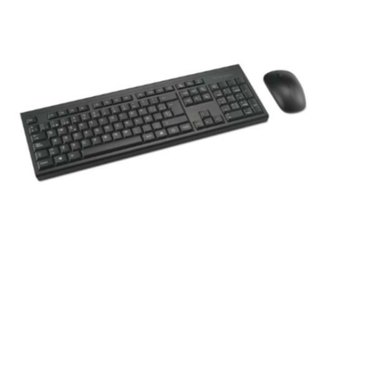 Afbeeldingen van Keyboard and Mouse Kensington KM150 Black Spanish Qwerty