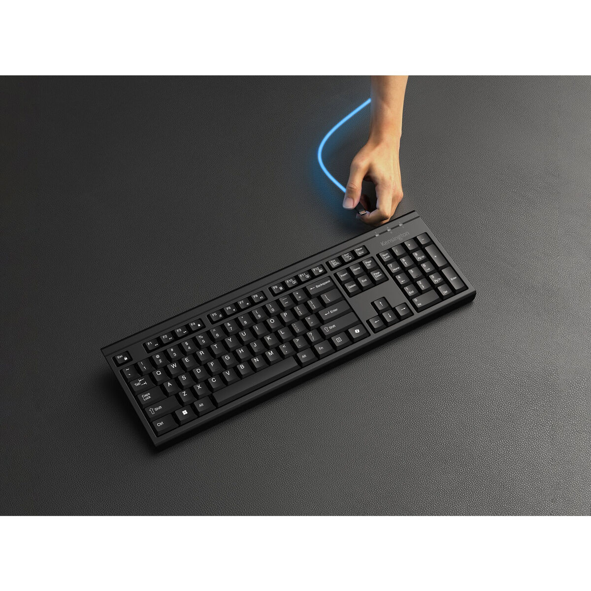 Bild von Keyboard Kensington K75560PT Black QWERTY