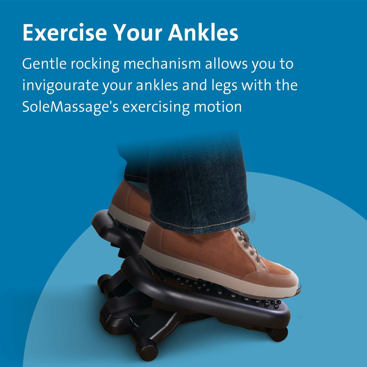 Afbeeldingen van Footrest Kensington SOLEMASSAGE Black (4 Units)