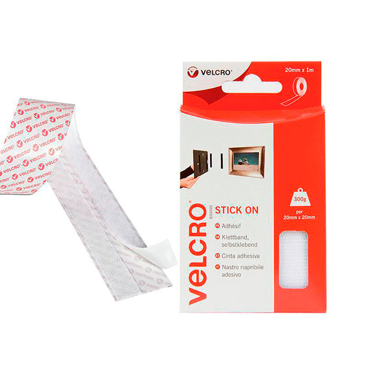 Μαγνητική Ταινία Velcro Λευκό