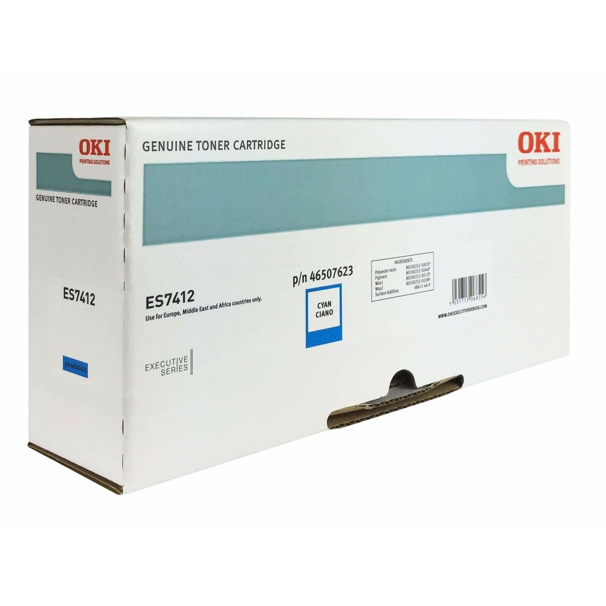 Picture of Original Toner OKI ES7412 Cyan (1 Unit)