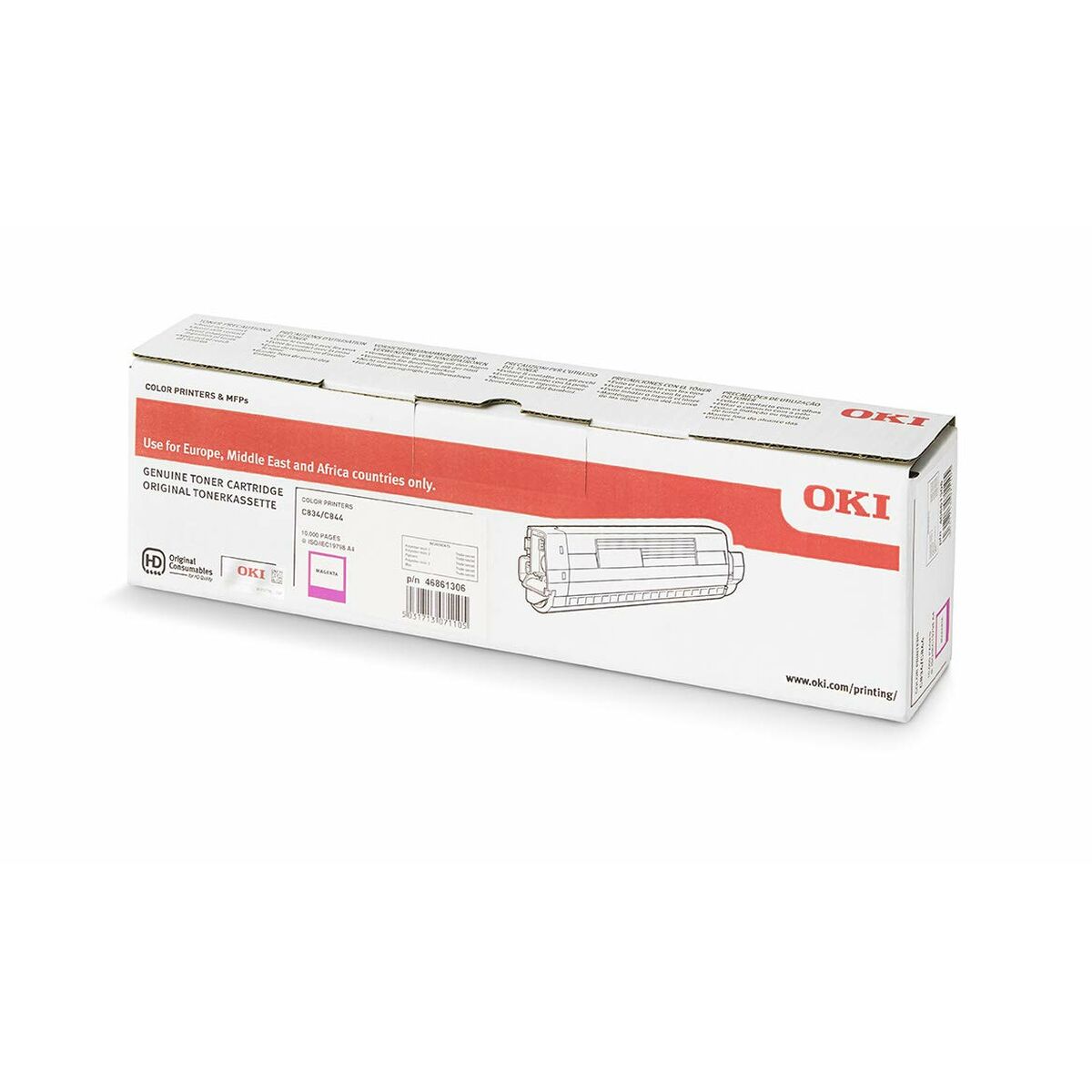 Picture of Original Toner OKI C834/C844 Magenta