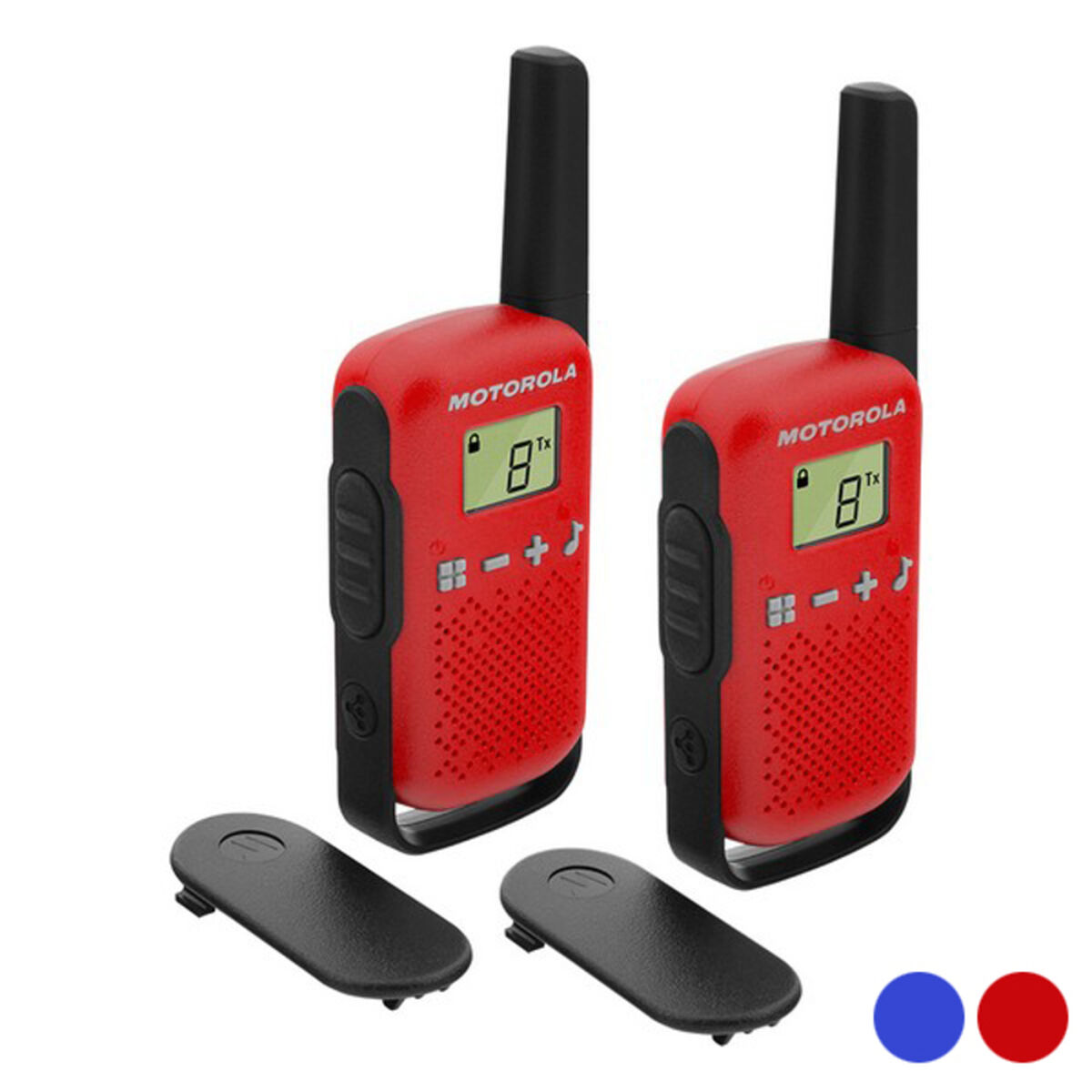 Afbeeldingen van Walkie-Talkie Motorola T42 Dual 1,3" LCD 4 km (2 pcs)