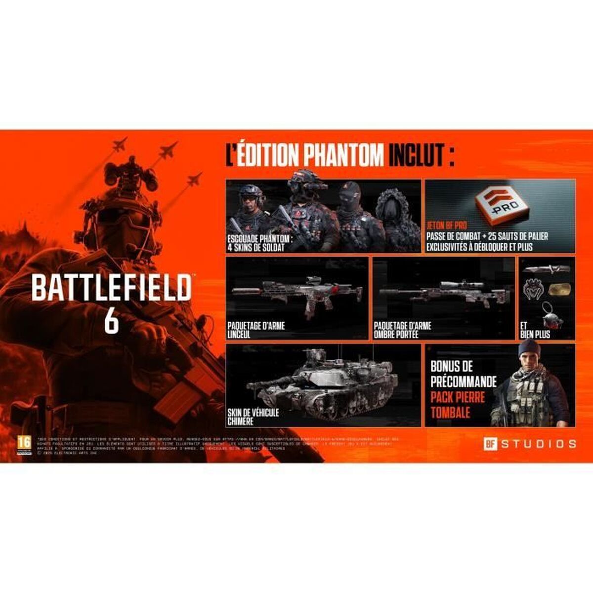 PlayStation 5 Video Game Electronic Arts Battlefield 6 - Ghost Edition