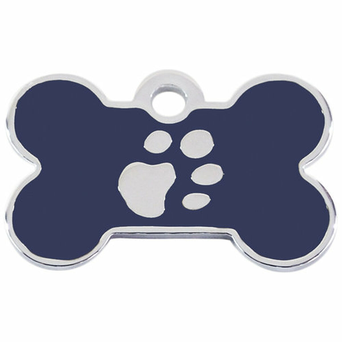 Identification plate for collar Imarc Bone Blue Silver, view 2
