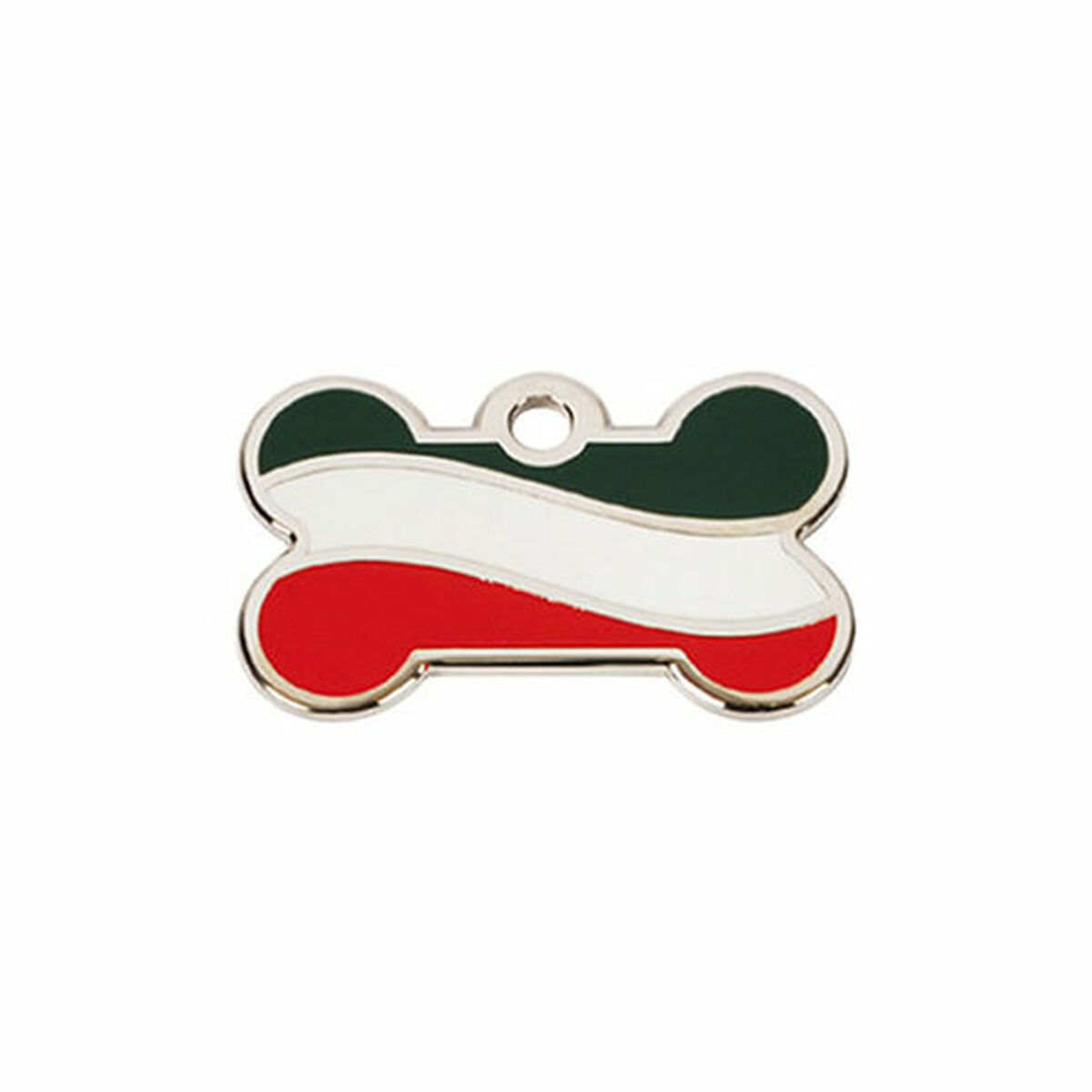 Identification plate for collar Imarc Citizen Italia Multicolour Bone Aluminium, view 2