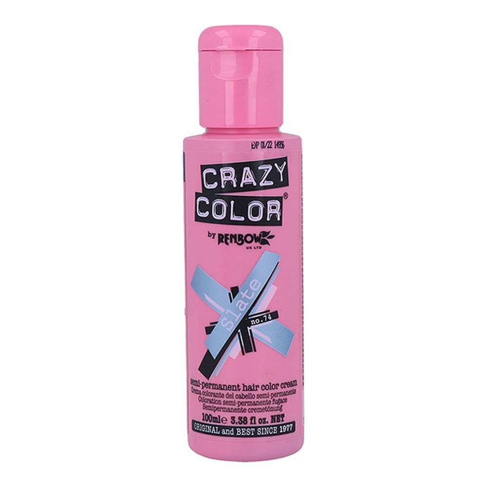 Permanent Dye Slate Crazy Color Nº 74 (100 ml)