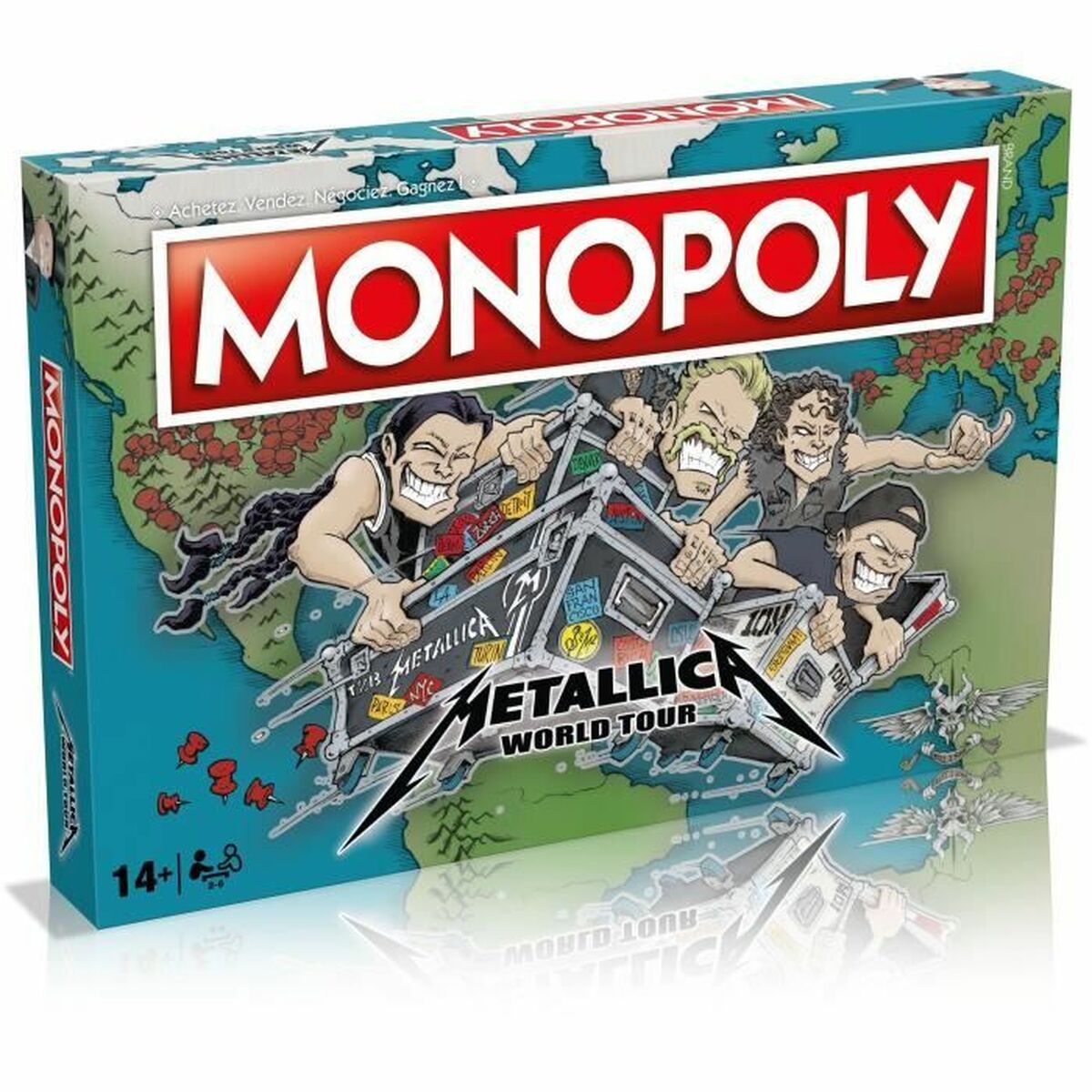 Winning Moves Metallica Monopoly Brætspil