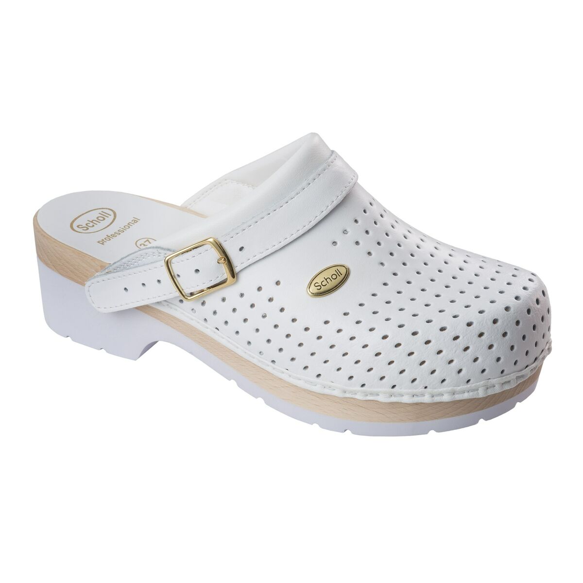 Si vous envisagez de renouveler votre garde-robe, achetez Sabots Scholl Clog Blanc et d’autresproduits Scholl! La meilleure qualité au meilleur prix est à votre portée! Couleur: BlancMatériel: DaimCuirGenre: UnisexeAdultes unisexes
