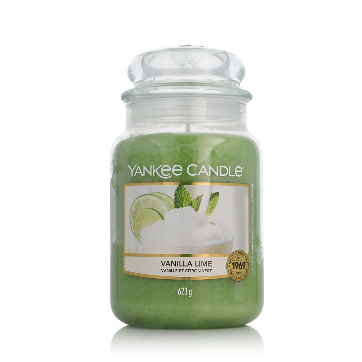 Bougie Parfumée Yankee Candle Citron Vanille Vert