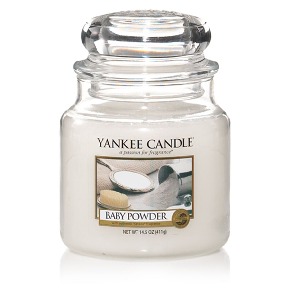 Bougie Parfumée Yankee Candle Talc en poudre (411 g)
