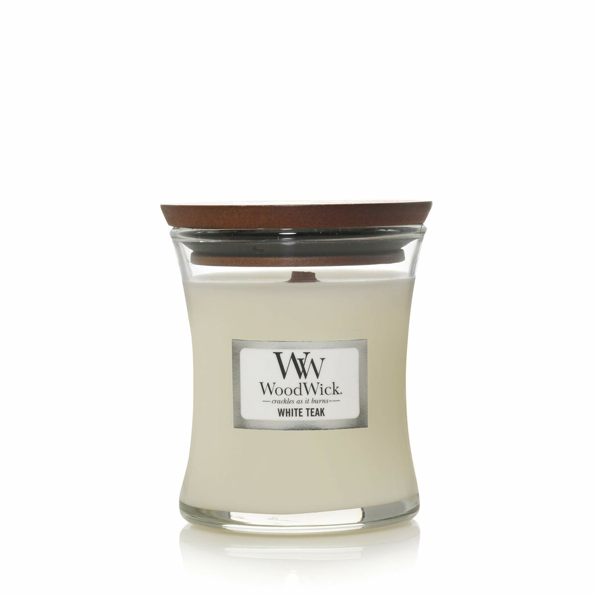 Bougie Parfumée Woodwick Core Mini White Teak 85 g