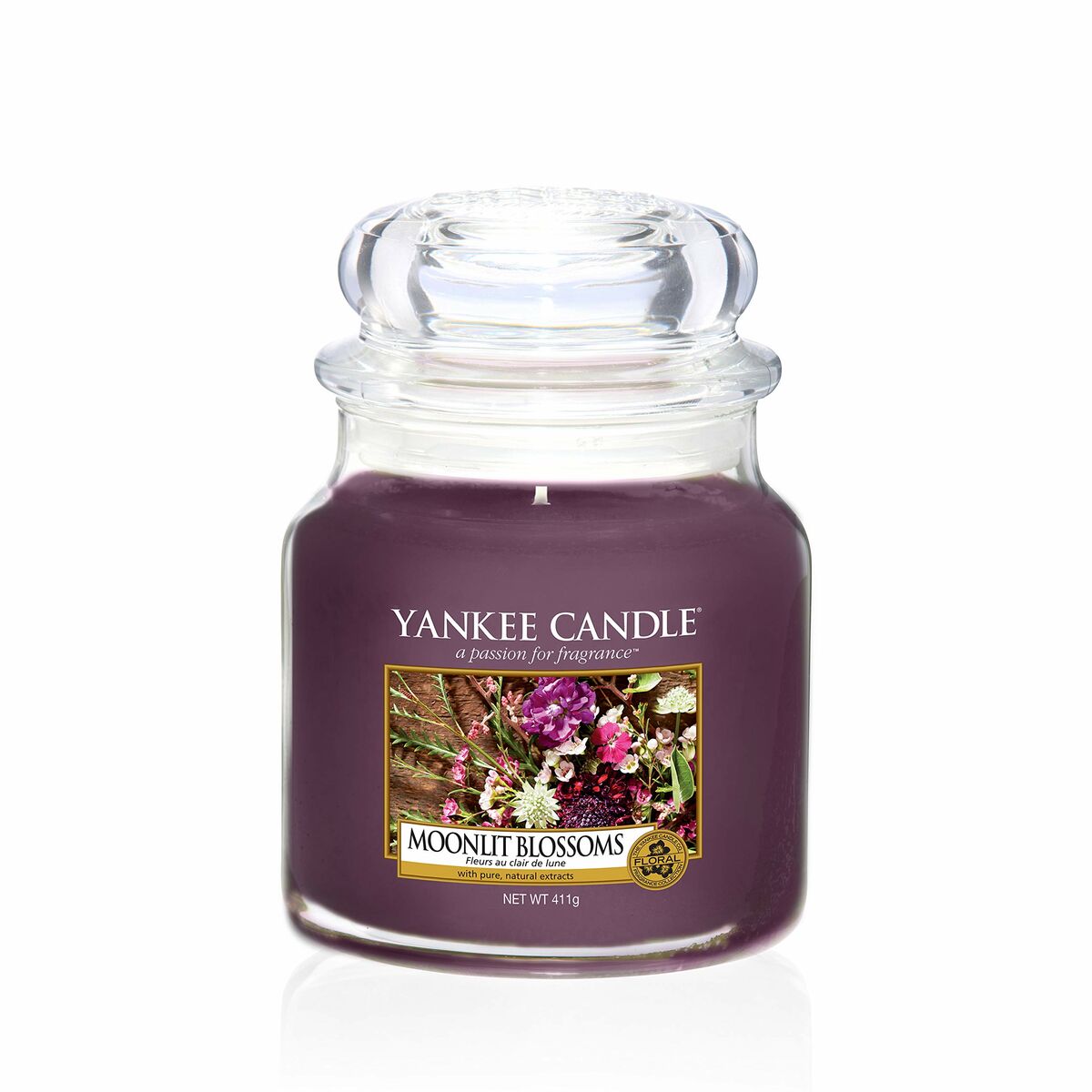 Bougie Parfumée Yankee Candle 411 g Moonlit Blossoms