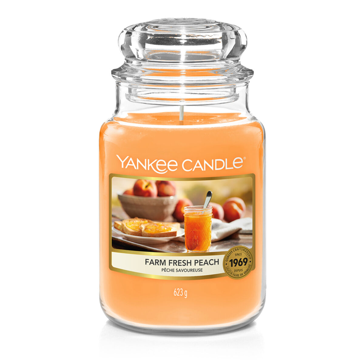 Bougie Parfumée Yankee Candle Farm Fresh Peach 623 g