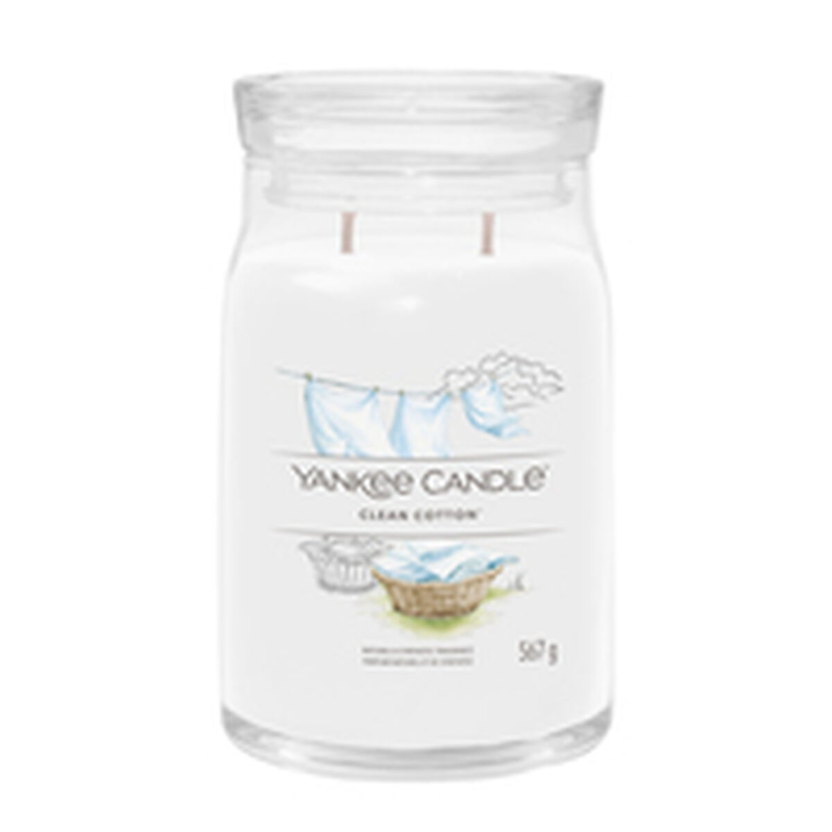 Image secondaire de Bougie Parfumée Yankee Candle Clean Cotton 567 g