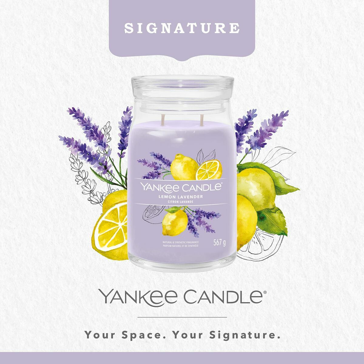 Image secondaire de Bougie Parfumée Yankee Candle 1629970E Violet