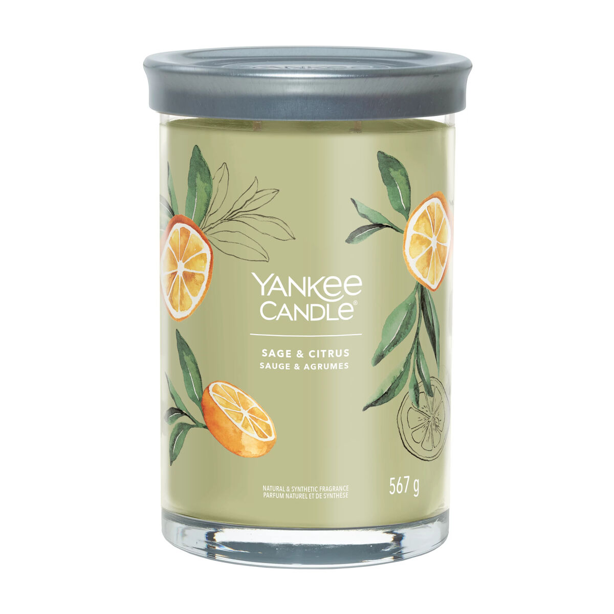 Bougie Parfumée Yankee Candle Sage & Citrus 567 g