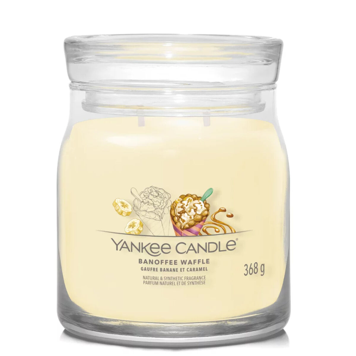 Bougie Parfumée Yankee Candle Banoffee Waffle 368 g