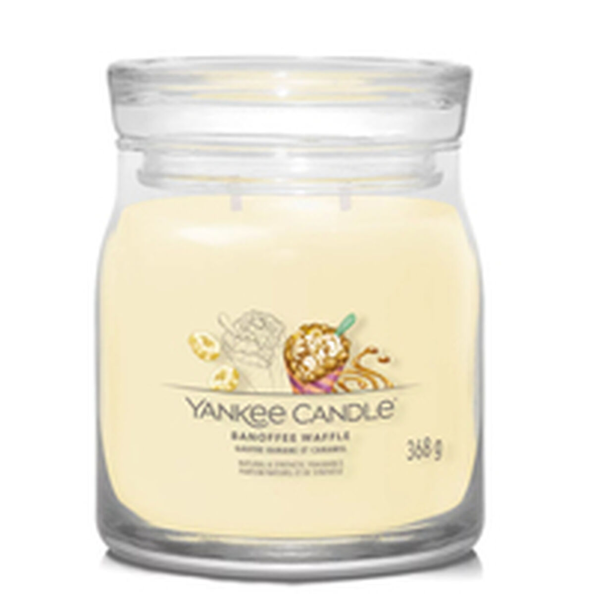 Image secondaire de Bougie Parfumée Yankee Candle Banoffee Waffle 368 g