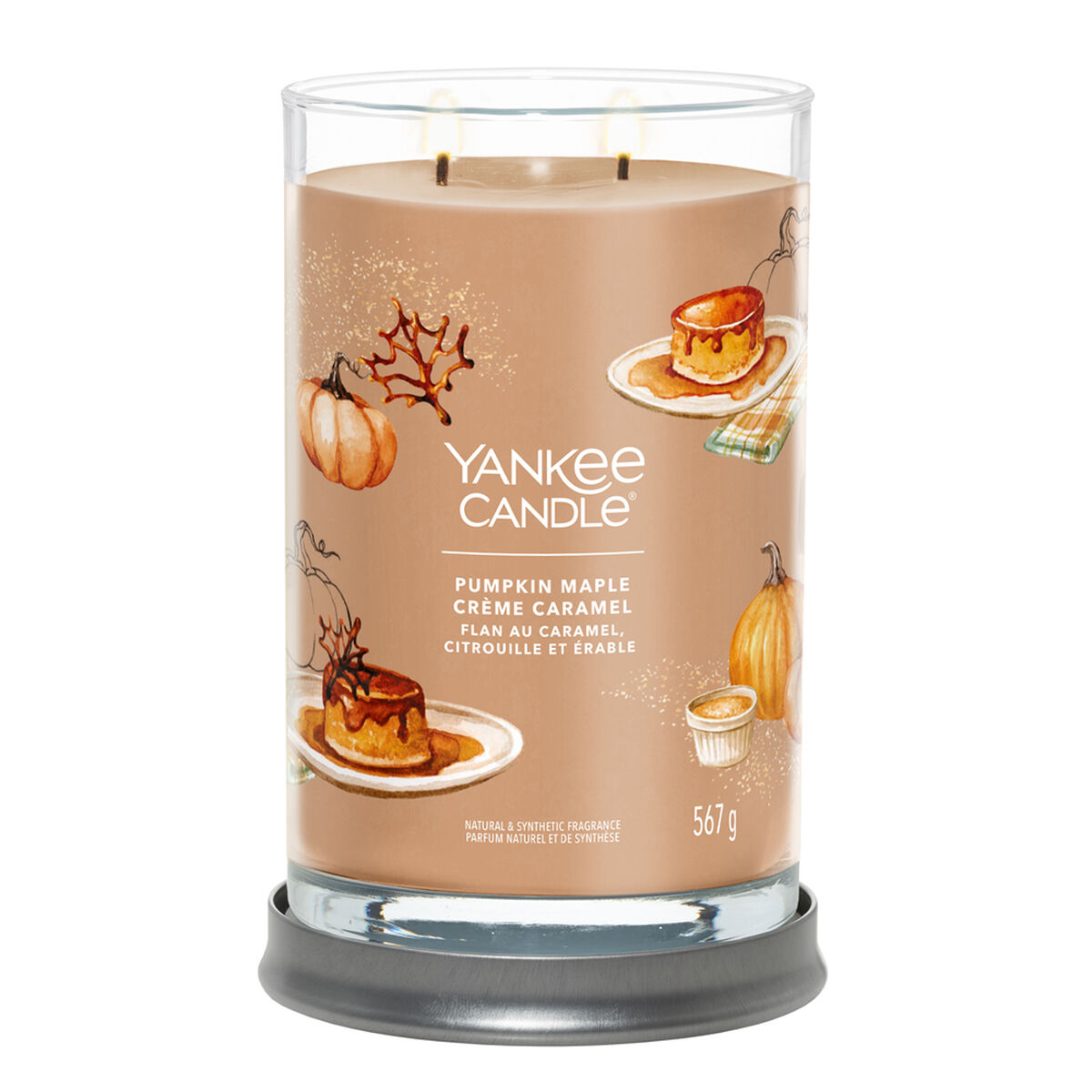 Bougie Parfumée Yankee Candle Citrouille Flan 567 g
