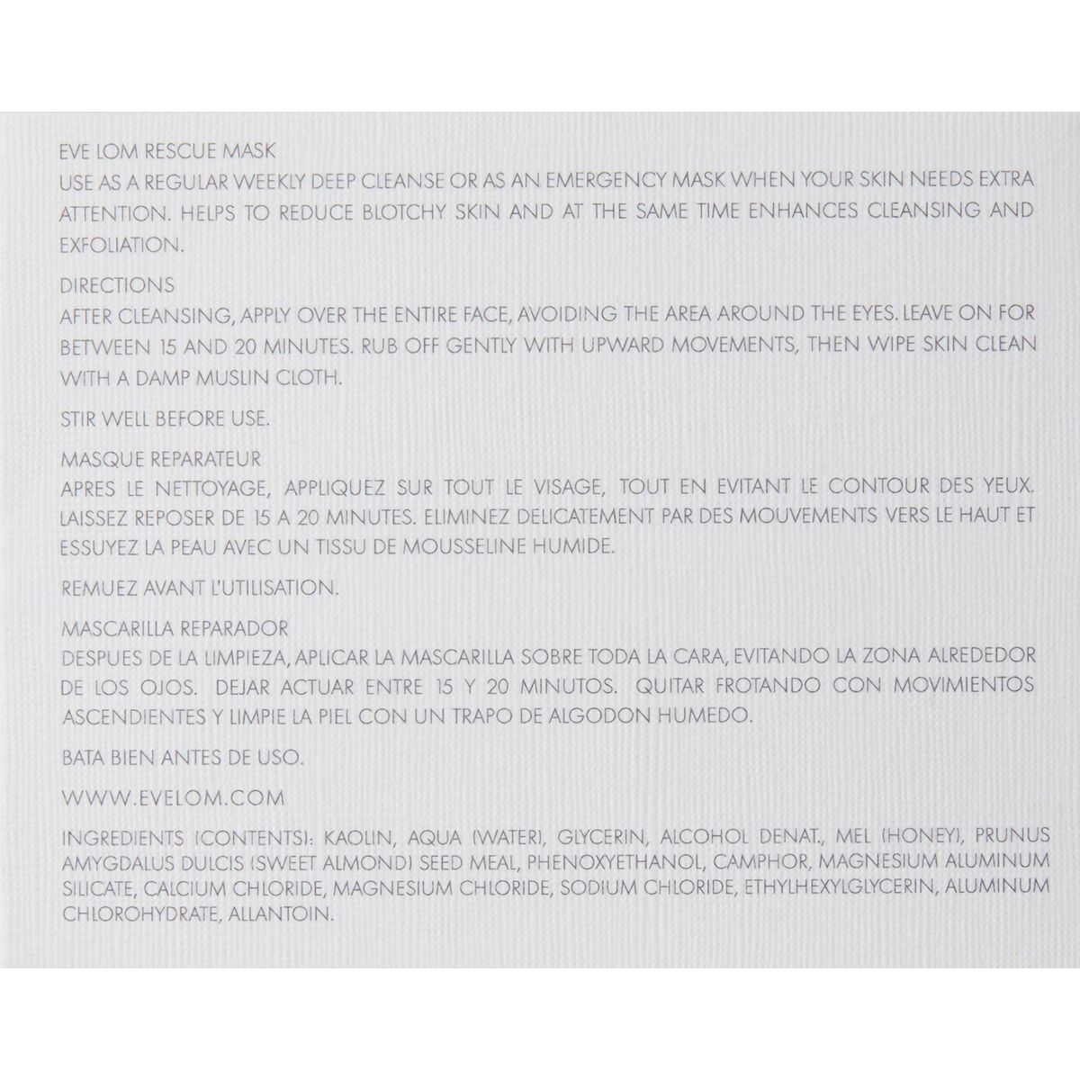 Reinigend en Regeneratief Masker Eve Lom 0028_7880