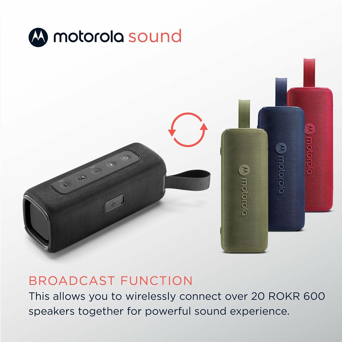Picture of Portable Bluetooth Speakers Motorola ROKR 600 30 W Black