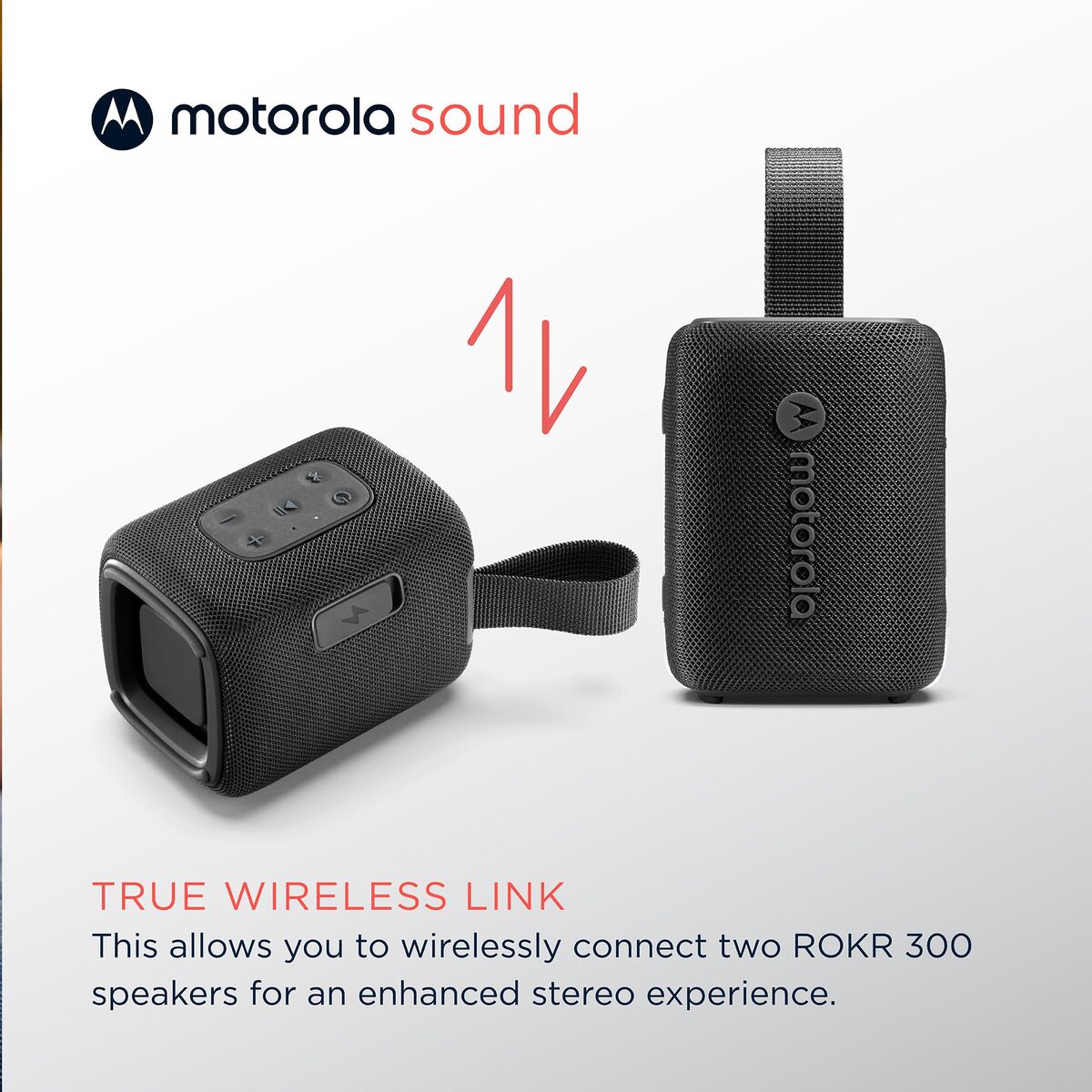 Portable Bluetooth Speakers Motorola ROKR 300 Black 7 W
