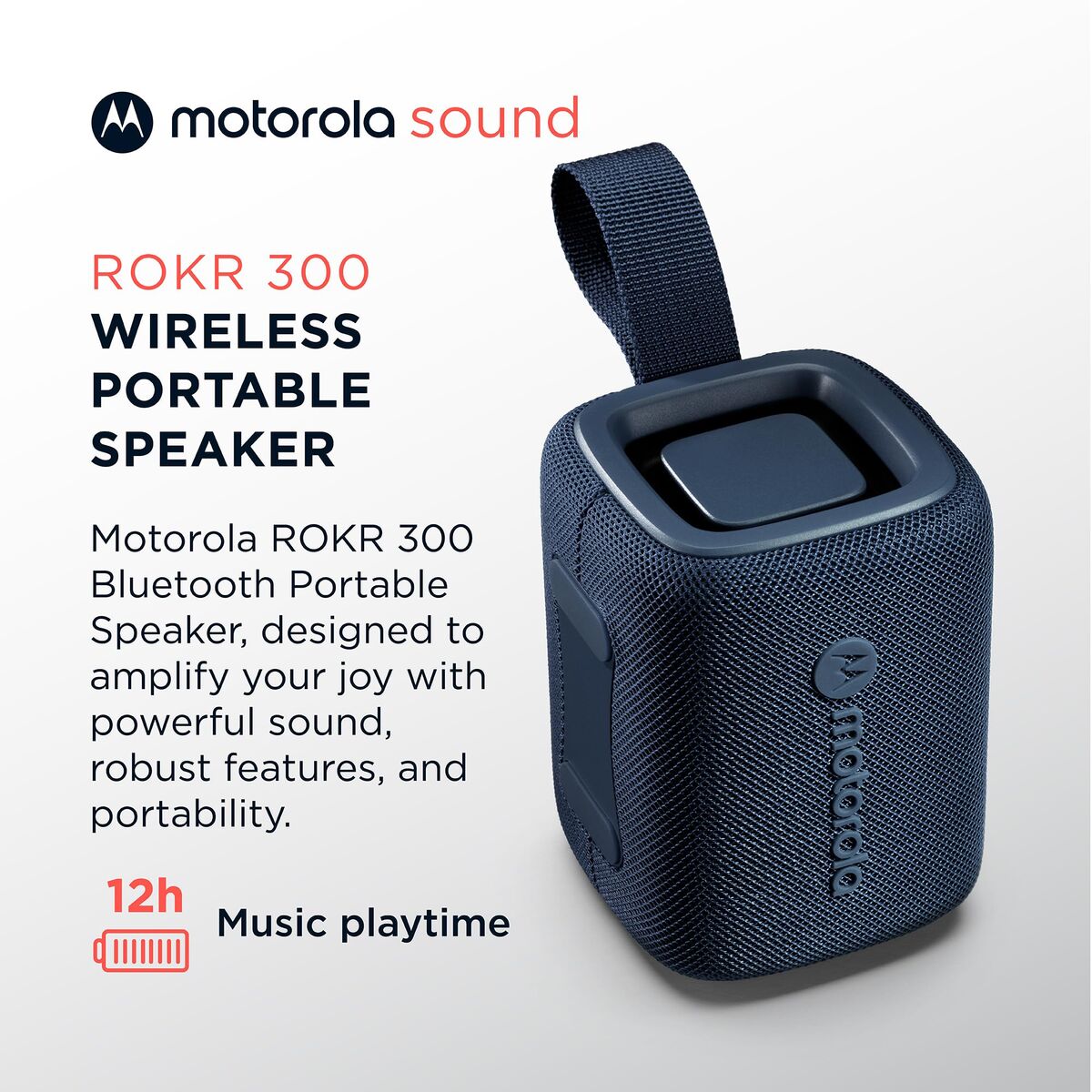 Bild von Portable Bluetooth Speakers Motorola ROKR 300 7 W Blue