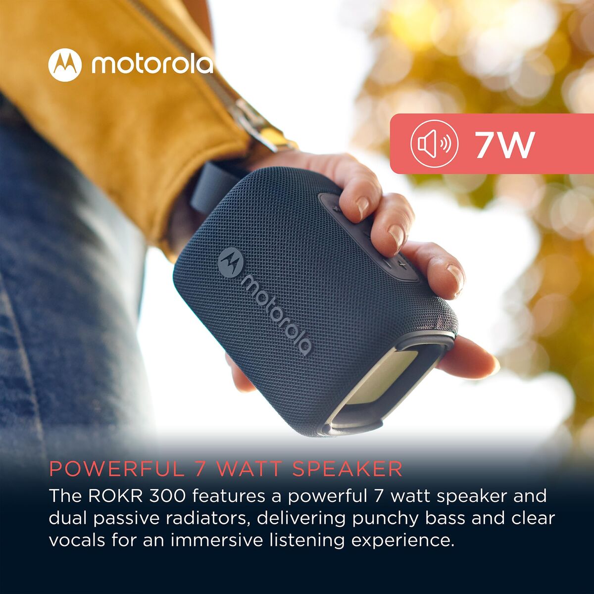 Bild von Portable Bluetooth Speakers Motorola ROKR 300 7 W Blue