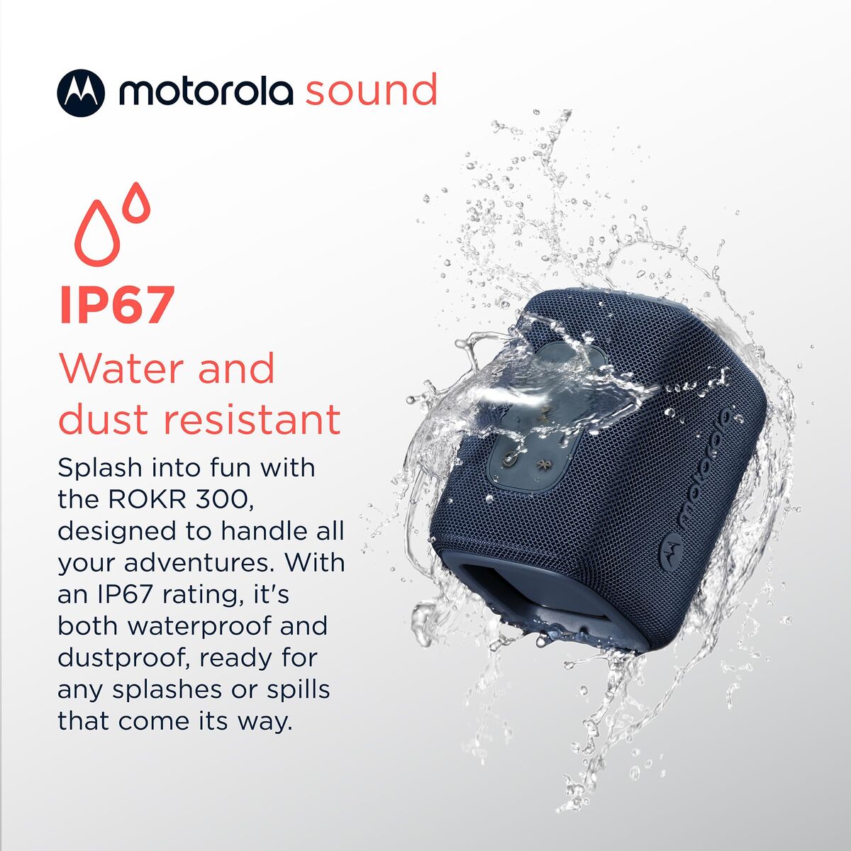 Bild von Portable Bluetooth Speakers Motorola ROKR 300 7 W Blue