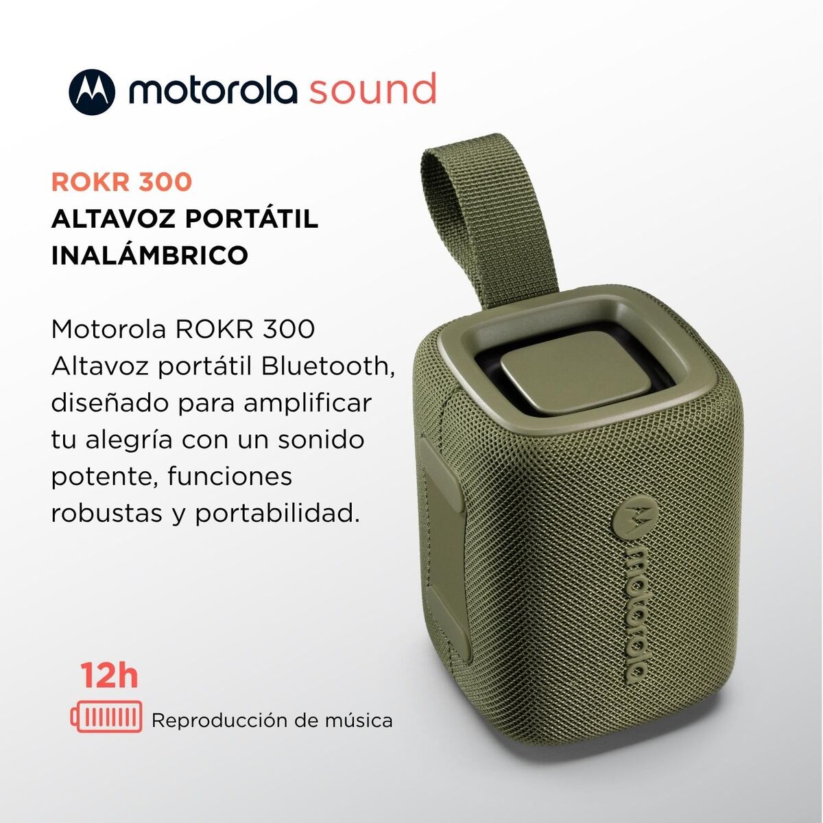 Picture of Portable Bluetooth Speakers Motorola ROKR 300 7 W Green