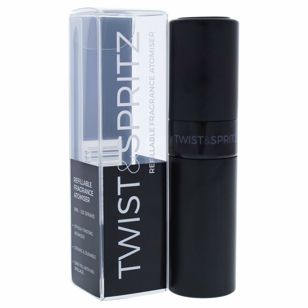Atomiseur rechargeable Twist & Take Black (8 ml)