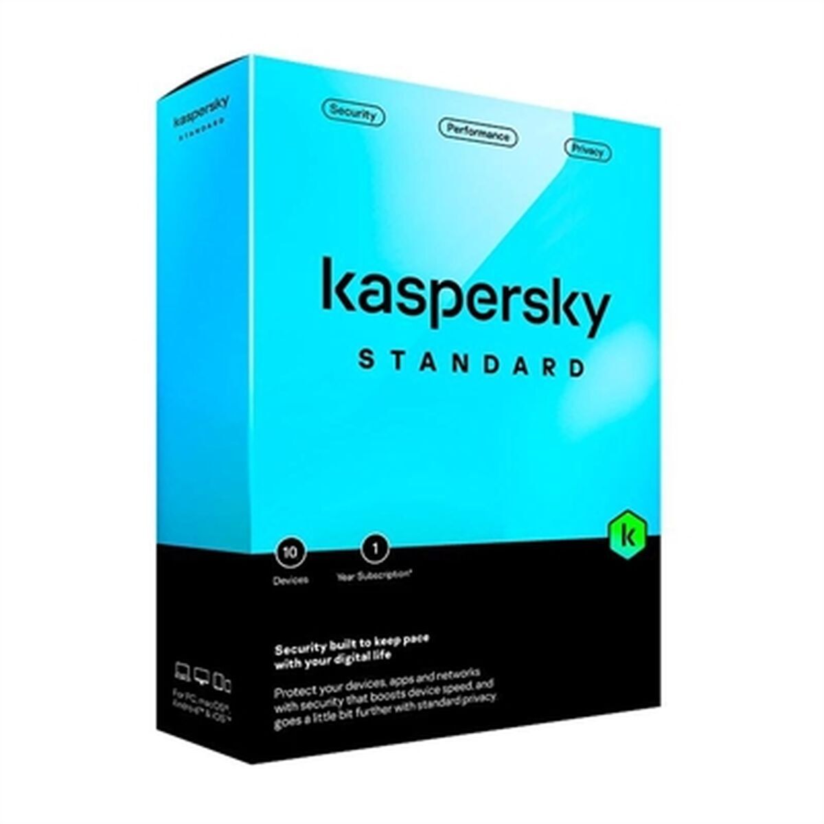 Bild von Antivirus Kaspersky Standard 10 Dispositivo caja 1 año ESP