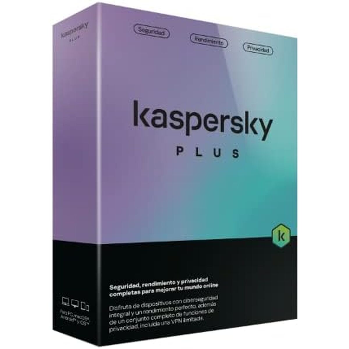 Bild von Antivirus Kaspersky Plus 3 Dispositivos Caja 1 año ESP