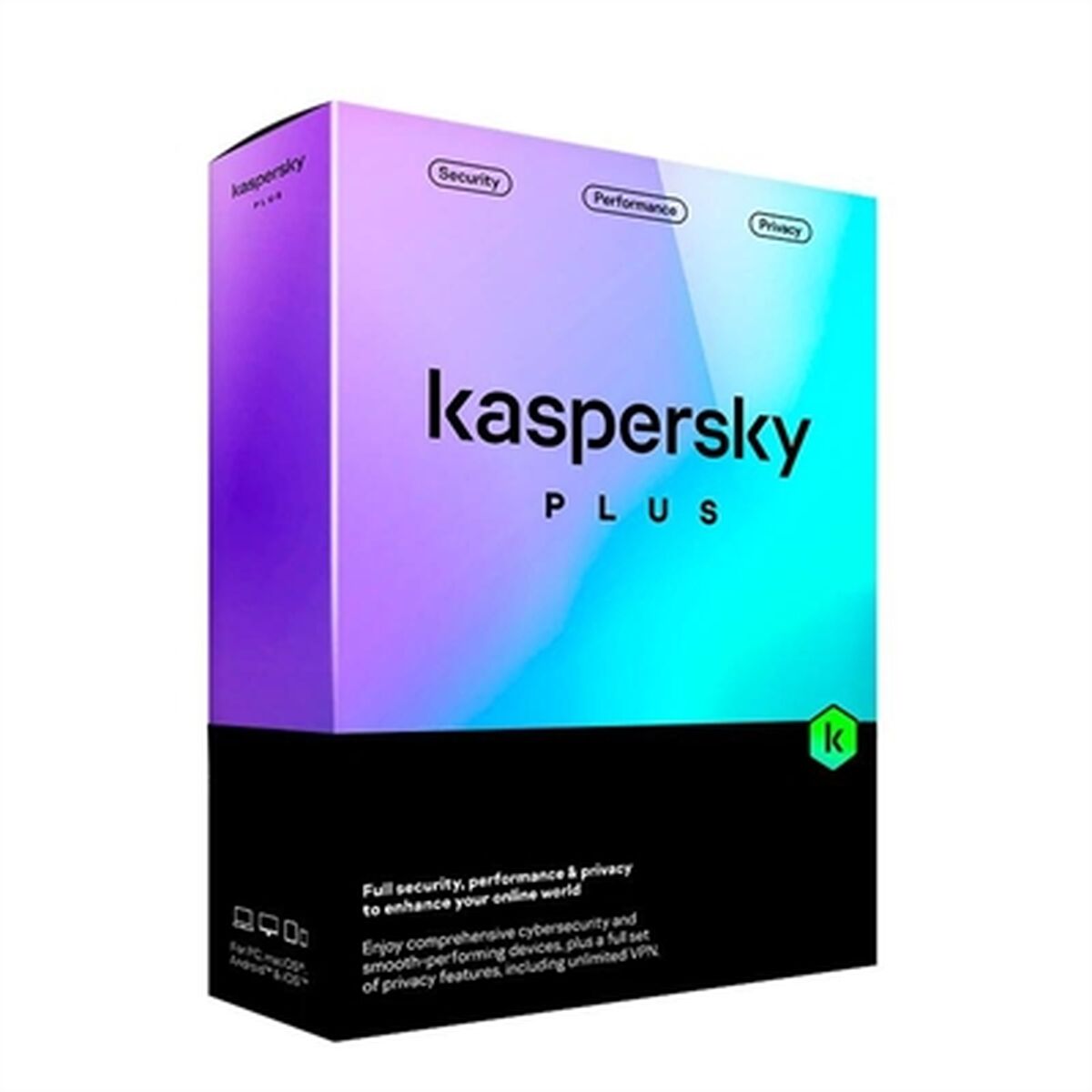 Bild von Antivirus Kaspersky Plus 3 Dispositivos Caja 1 año ESP