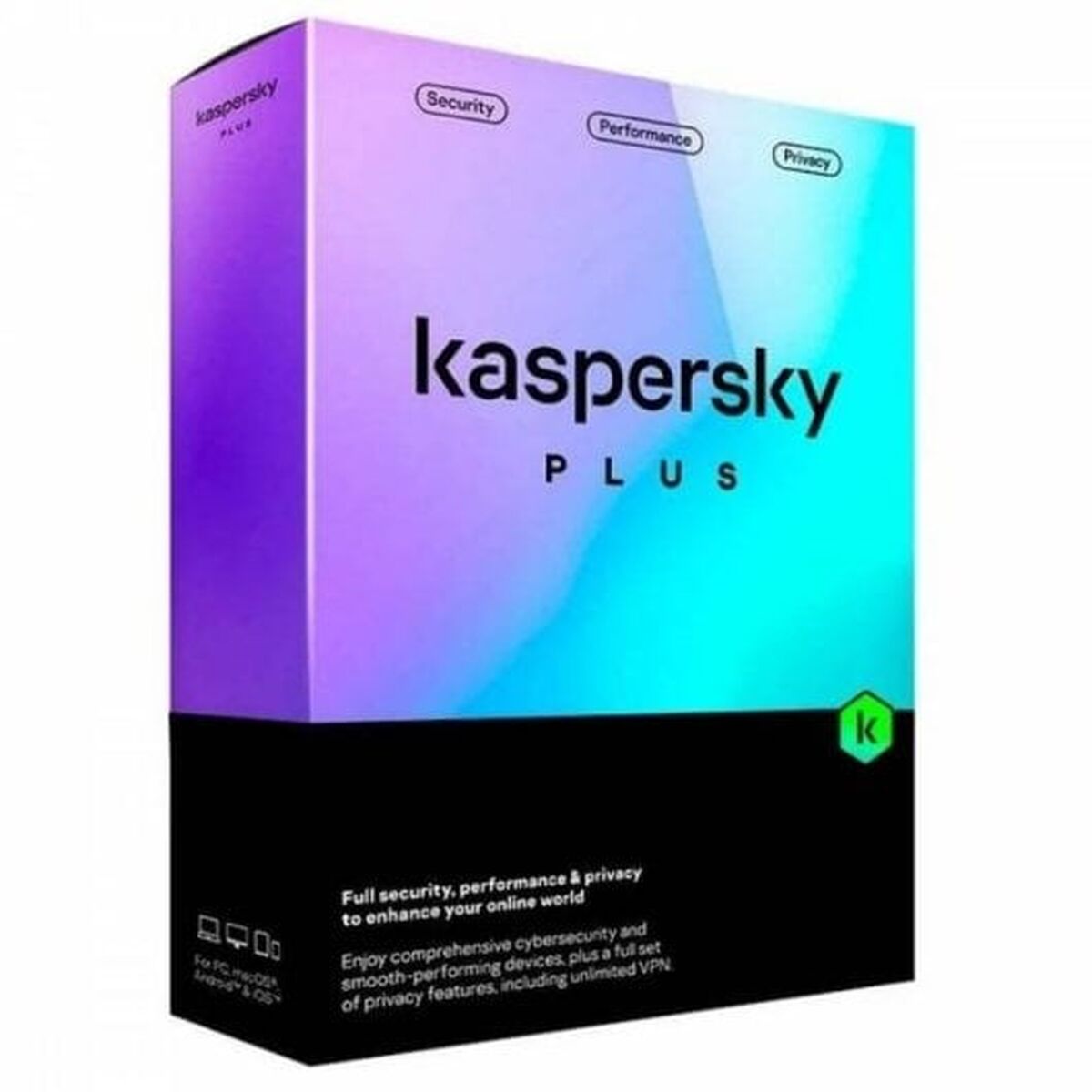 Bild von Antivirus Kaspersky Plus 3 Dispositivos Caja 1 año ESP