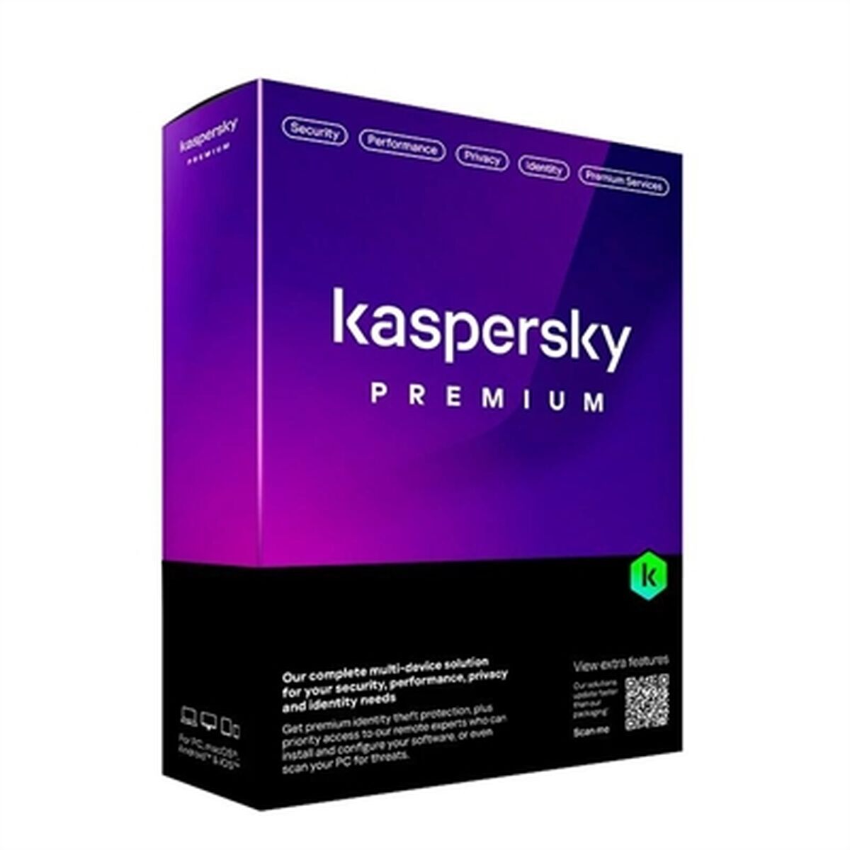 Picture of Management Software Kaspersky Premium 10 Dispositivos Caja 1 año ESP Blue