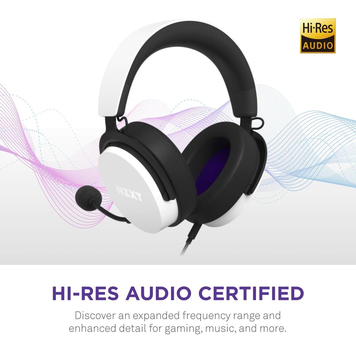 Picture of Headphones NZXT AP-WCB40-W2 White