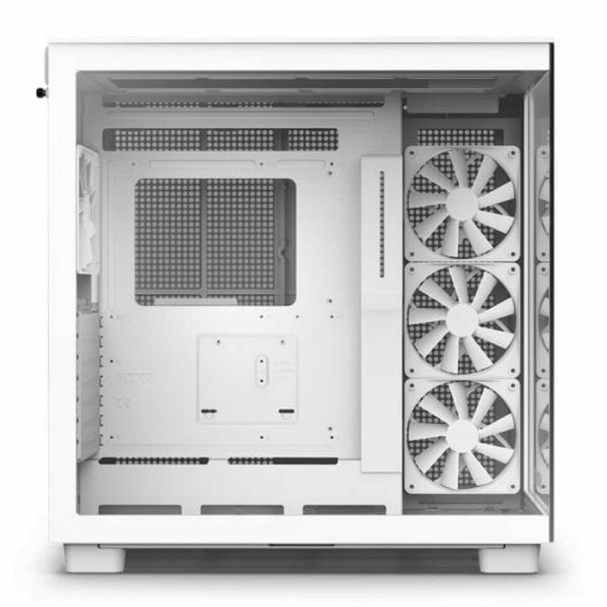 Afbeeldingen van ATX Semi-tower Box NZXT H9 All White