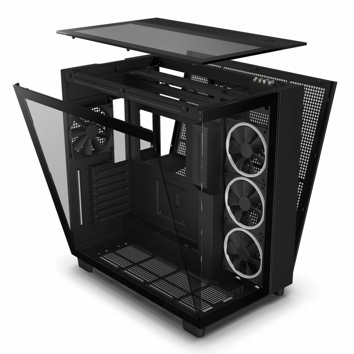 Afbeeldingen van ATX Semi-tower Box NZXT H9 Elite Black