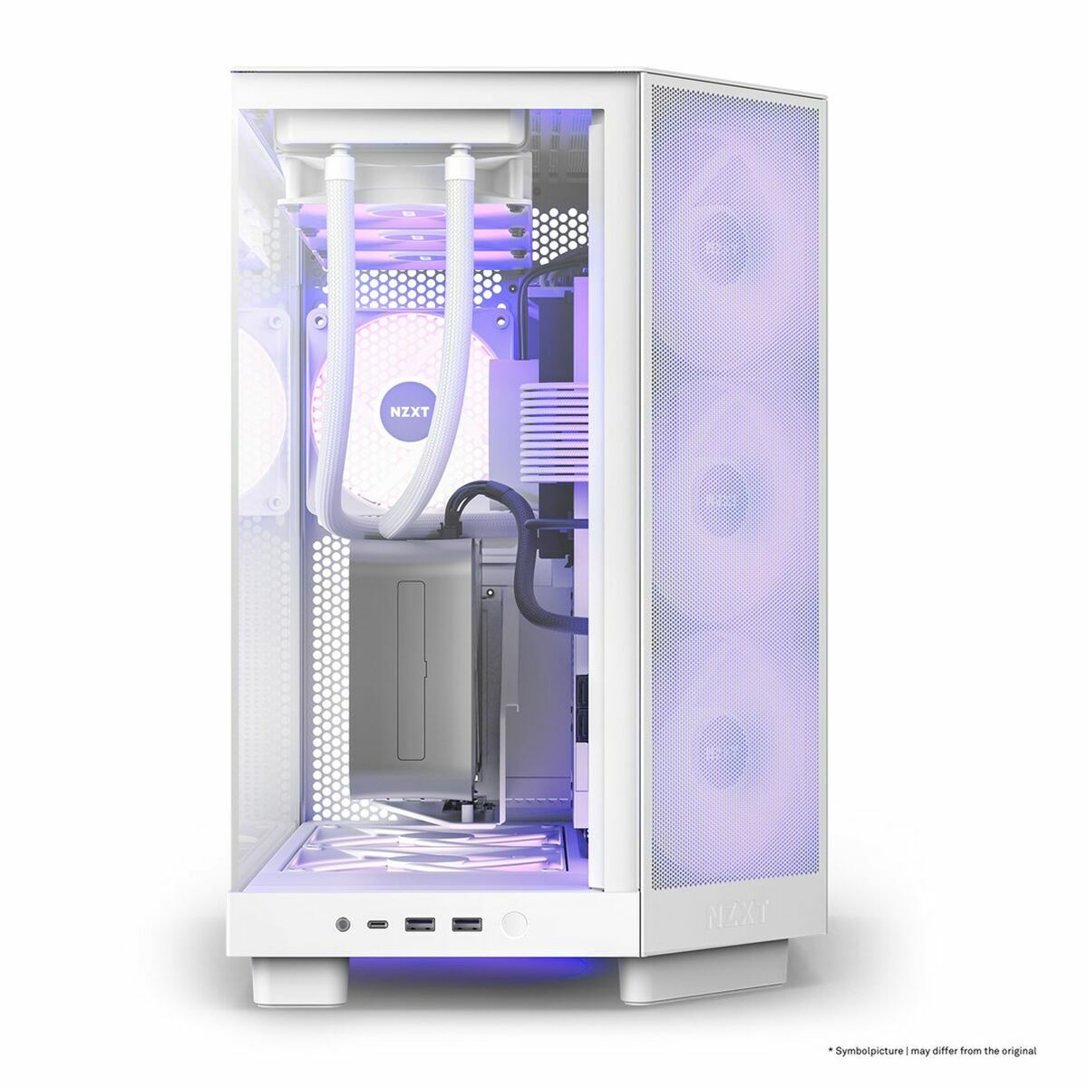 Afbeeldingen van ATX Semi-tower Box NZXT CC-H61FW-R1 White