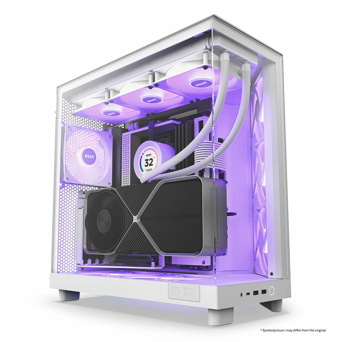 Afbeeldingen van ATX Semi-tower Box NZXT CC-H61FW-R1 White