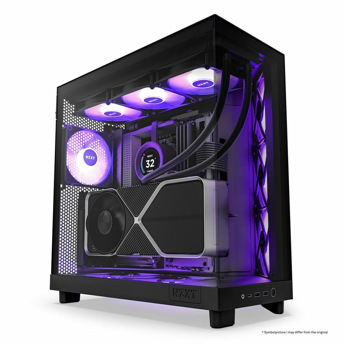 Afbeeldingen van ATX Semi-tower Box NZXT CC-H61FB-R1 Black