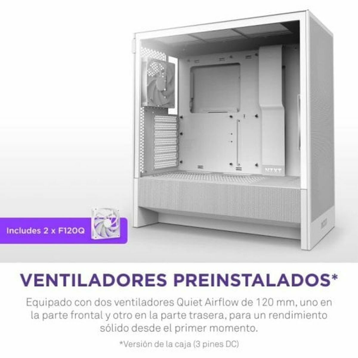 Afbeeldingen van ATX Semi-tower Box NZXT H5 FLOW White