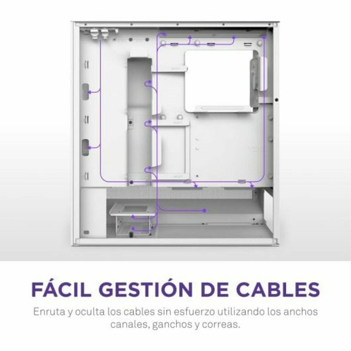 Afbeeldingen van ATX Semi-tower Box NZXT H5 FLOW White