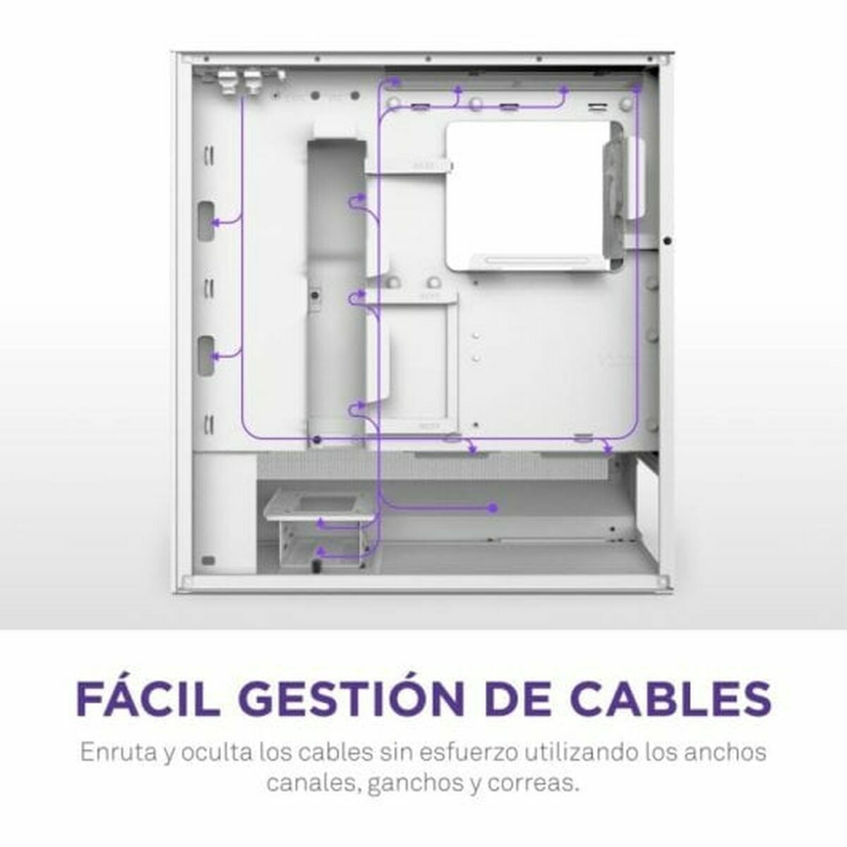 Afbeeldingen van ATX Semi-tower Box NZXT H5 FLOW White