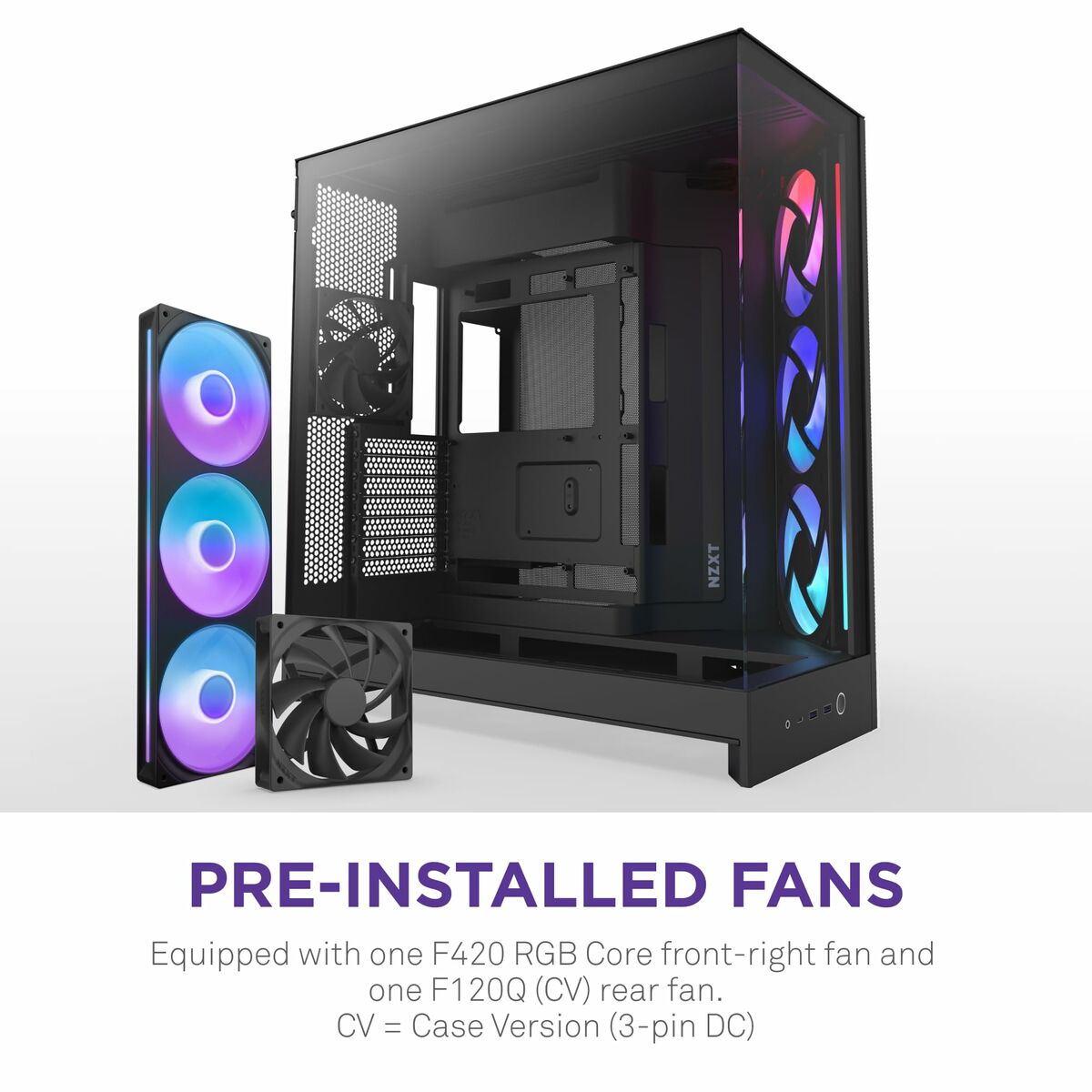 Picture of ATX Semi-tower Box NZXT CM-H92FB-R1 Black