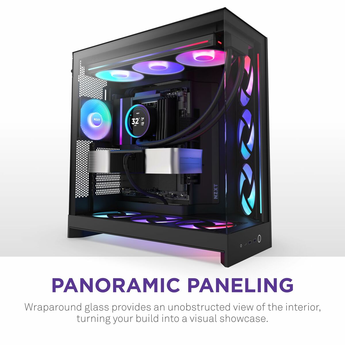 Picture of ATX Semi-tower Box NZXT CM-H92FB-R1 Black